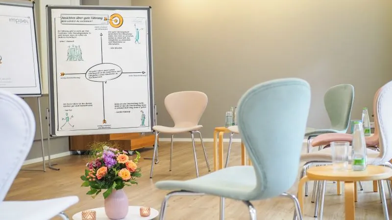 Workshop-Atmosphäre im Stuhlkreis der Seminarlocation Fürth